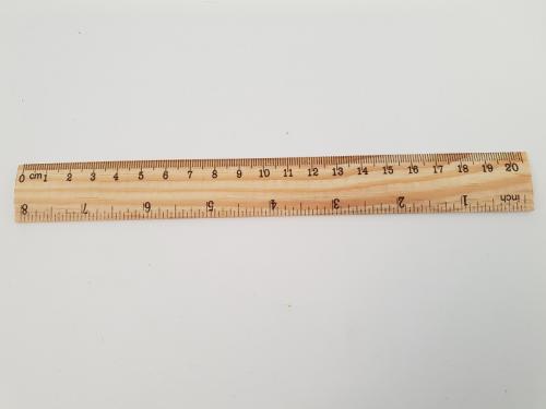 Lineāls 20cm koka - FREKO